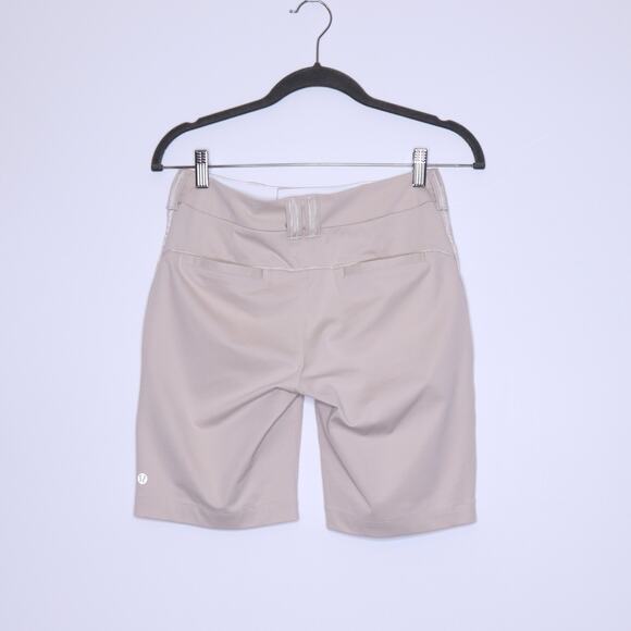 LULULEMON Club Short II Cashew Warpstreme Stretch Golf Tennis Active Women's 4 - Picture 2 of 9
